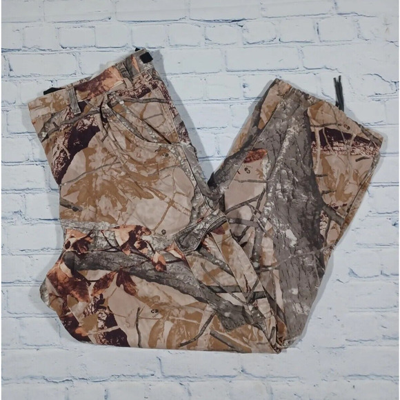 Outfitters Ridge Mens Pants‎ Size L Fusion 3.0 Brown Camo Outdoors 36 38 X 32 - Picture 1 of 5
